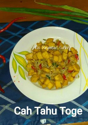 Foto resep Cah Tahu Toge #Pr_recookmantenelise
