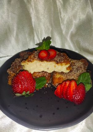 Una foto de Leche frita