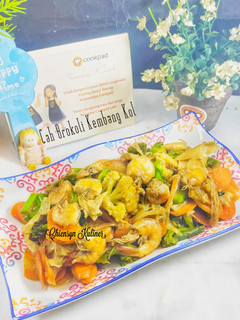 Foto resep Cah Brokoli Kembang Kol