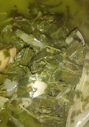 Foto resep Daun ubi Tumbuk Medan