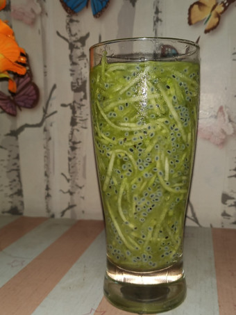 Anti Ribet, Bikin Es Melon serut selasih Istimewa