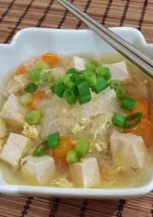 Foto resep Sup Soun Tahu