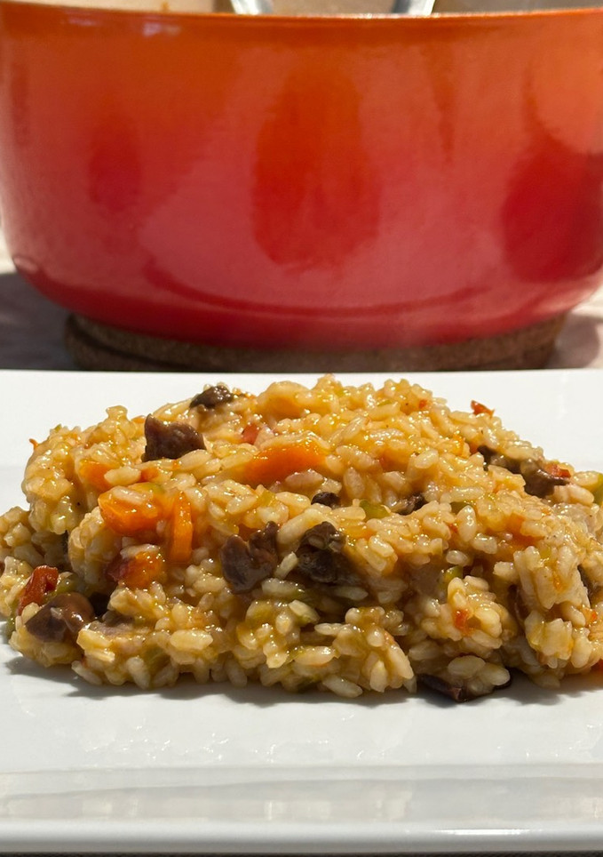 Una foto de Arroz Secreto Ibérico Cocotte