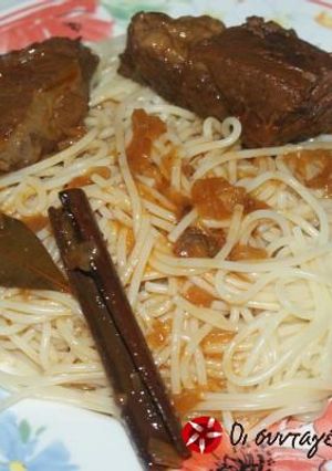 A picture of Pastitsada from Mrs Toula.