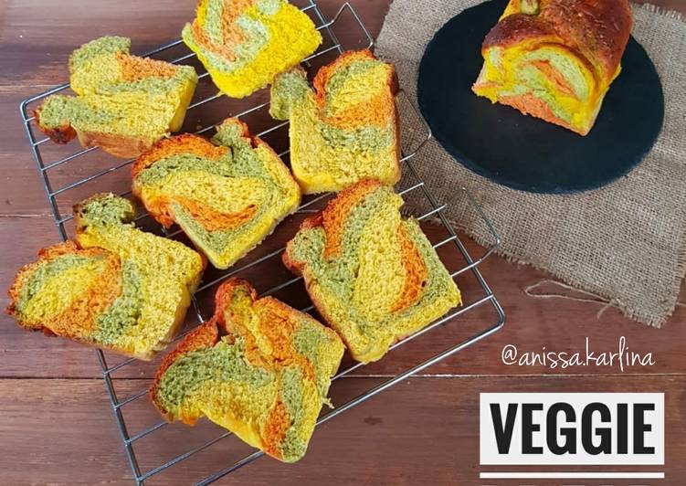 Bumbu mengolah Veggie Bread yang enak