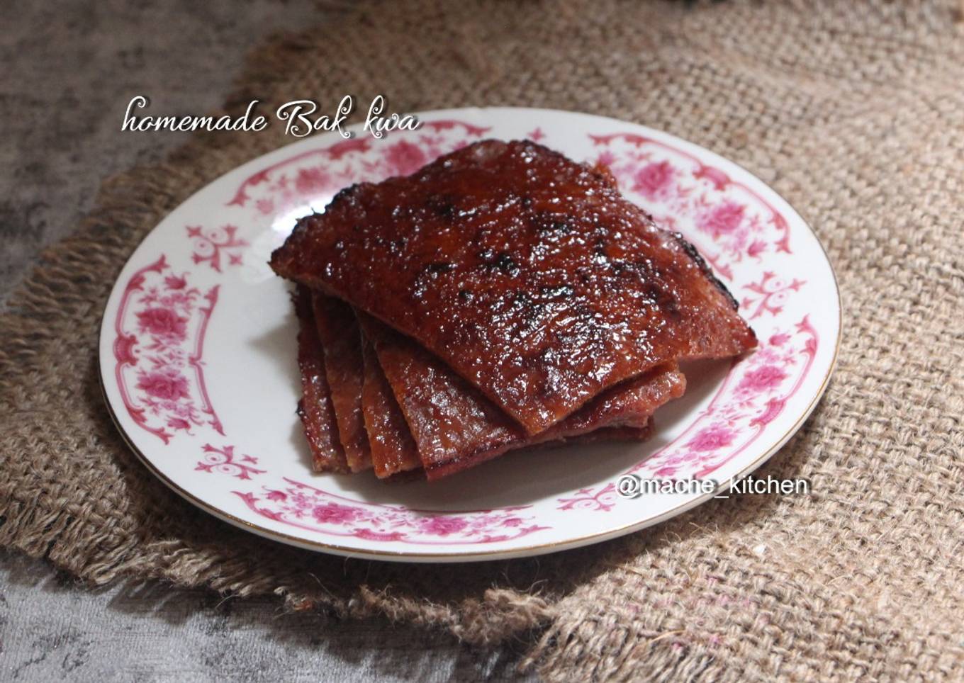 Homemade Bak Kwa
