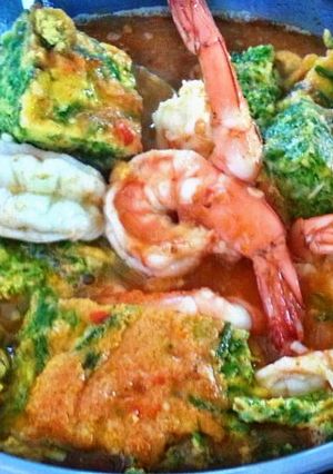 รูปของ แกงส้มชะอมกุ้ง