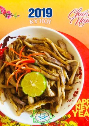 Hình của món Thịt lợn khô (Khô heo) lai rai ngày tết!.