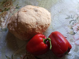 Pan de masa de morrón