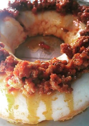 Foto di Ciambella di polenta con salsiccia
