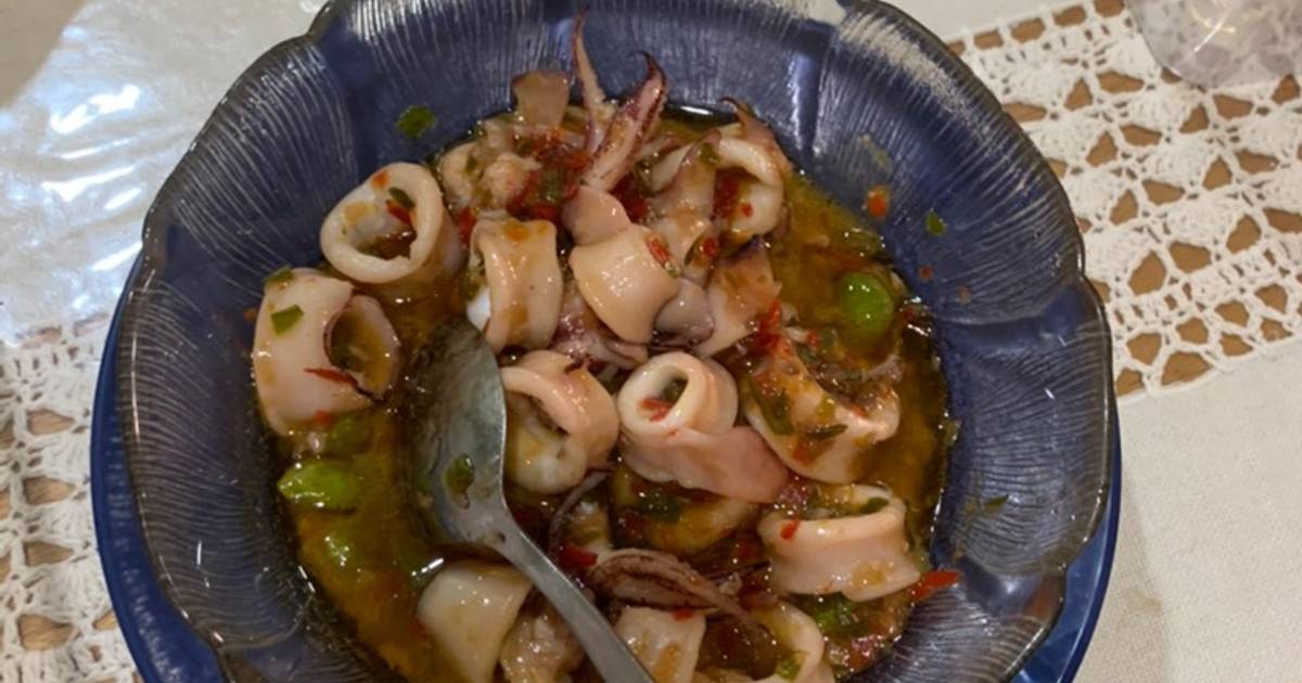 Resipi Sotong Masak Petai Ala Thai Oleh Amalia Cahaya Cookpad