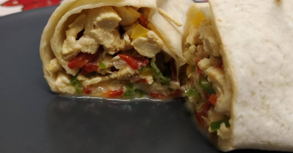 Wrap de pollo 53 recetas caseras Cookpad