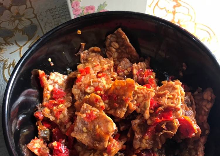 Anti Ribet, Membuat Dendeng tempe balado Menu Enak