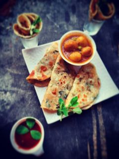 মেথি শাকের পরোটা (methi shaker paratha recipe in Bengali) রেসিপির প্রধান ছবি