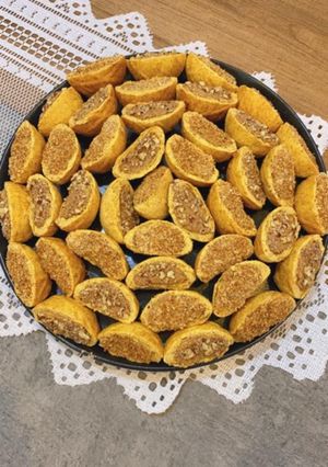 صورة لوصفة كليجا محشي، حلى شتوي لذيذ