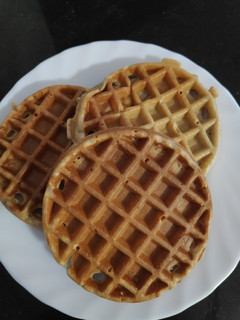Una foto de Gofres saludables de avena