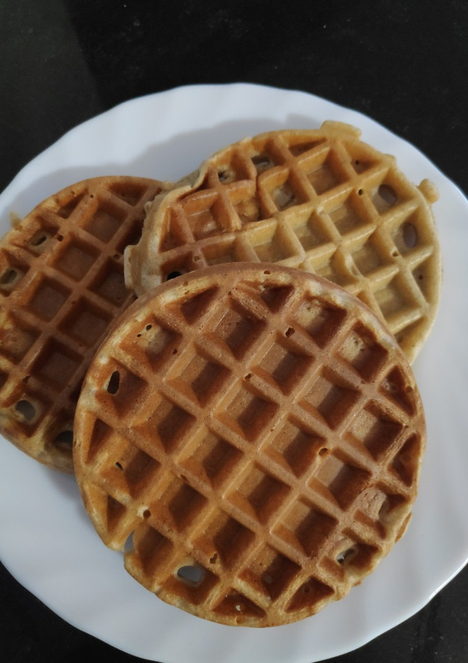 Una foto de Gofres saludables de avena