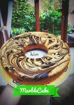 Foto resep Marble Cake tempo doeloe (resep pak Sahak)