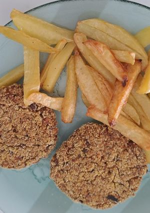 Una foto de Hamburguesas de soja y lenteja