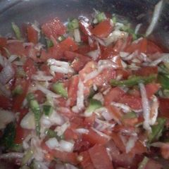 A picture of Fried fish salad.