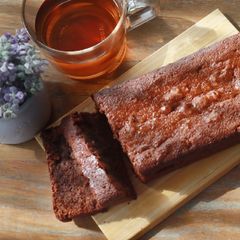 Gluten free chocolate pound cake A picture of Gluten free chocolate pound cake.