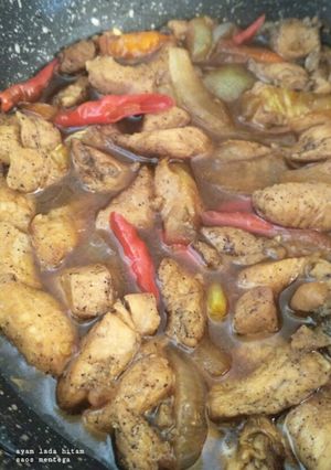Foto resep Ayam Lada Hitam Saos Mentega