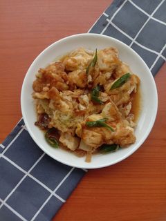 Foto resep Tahu Telur Saos Tiram