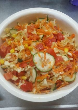 Una foto de Ensalada primavera