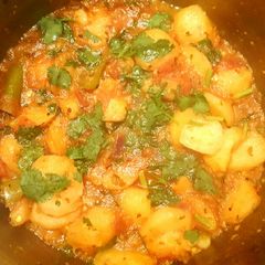 A picture of Balti Aloo Curry(Potato Bowl Curry)🍜.