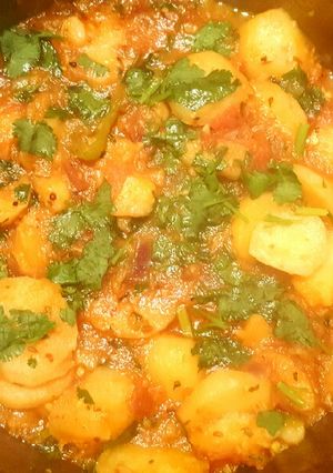 A picture of Balti Aloo Curry(Potato Bowl Curry)🍜.
