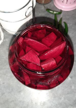 عکسی از دستور ترشی لبو