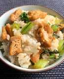 Choy Sum & Fried Tofu Mazegohan