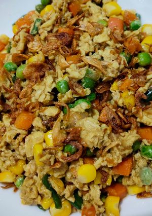 Foto resep Orak arik mix vegetable telur