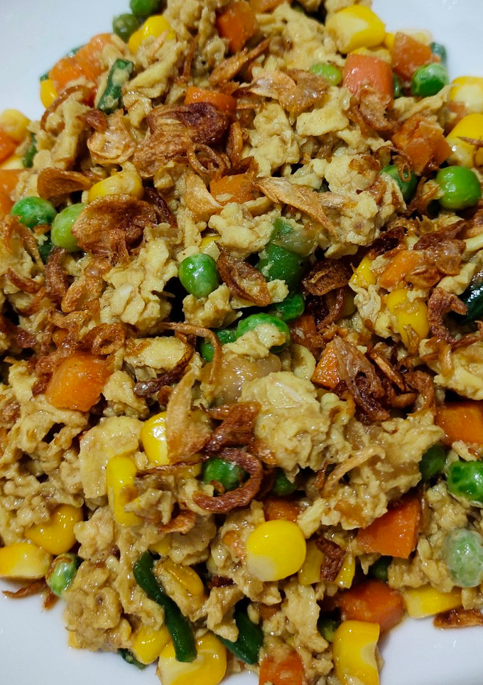 Foto resep Orak arik mix vegetable telur