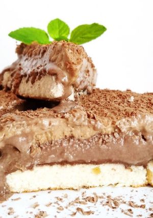 Una foto de Torta Flat Helada