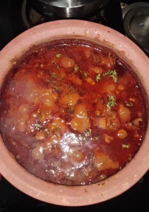 A picture of Mutton masala Kokani style.