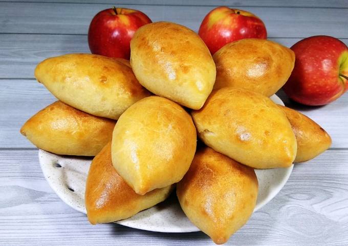 Пирожки С Яблоками На Кефире Фото