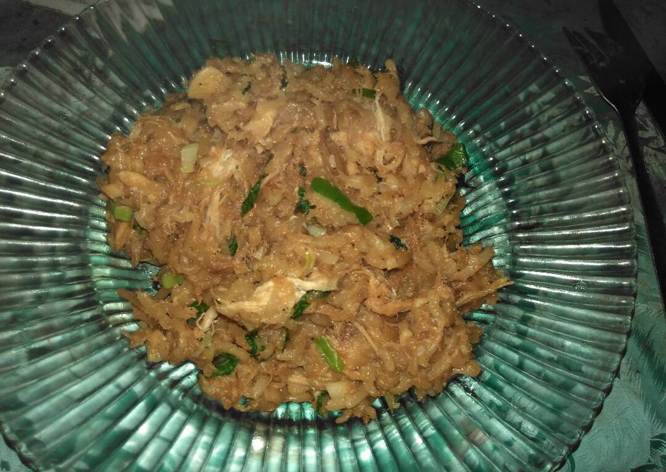Mie goreng spesial + kecap ikan