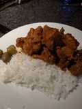 Cerdo tikka masala
