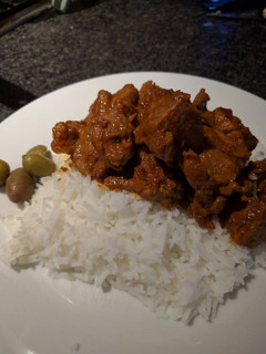 Una foto de Cerdo tikka masala