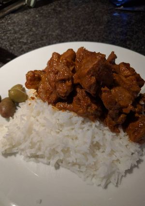 Una foto de Cerdo tikka masala