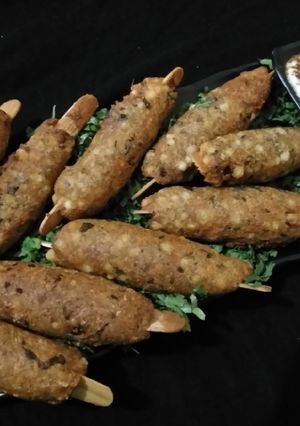 A picture of Sabudana ke kabab.