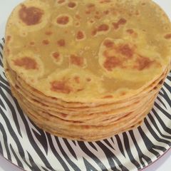 A picture of Pumpkin Chapati.