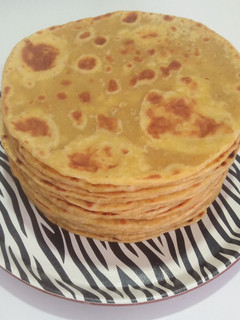 A picture of Pumpkin Chapati.