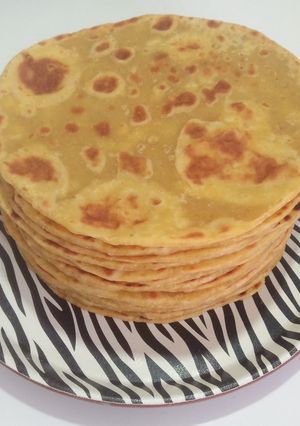 A picture of Pumpkin Chapati.