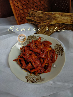 A picture of Sambal bilis mudah.