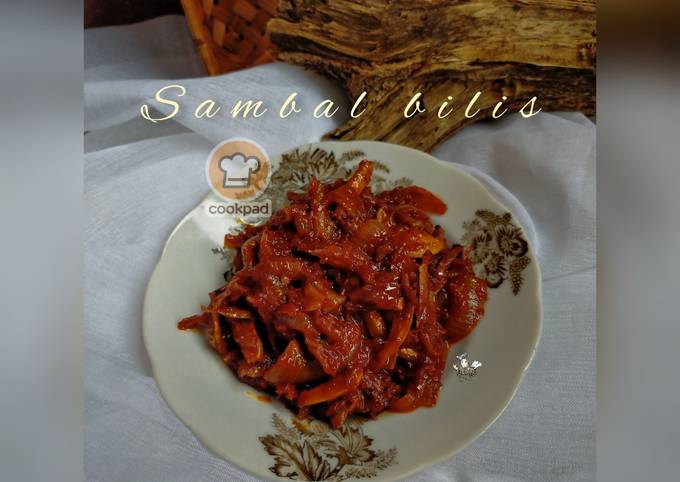 Sambal bilis mudah