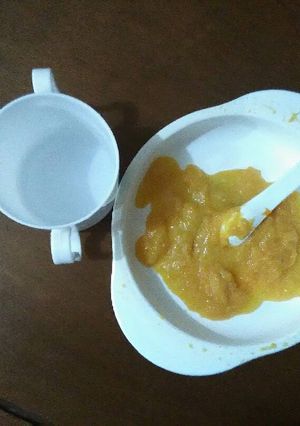 Foto resep MPASI 7m Bubur Saring Wortel Kaldu Ayam