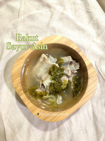 Cara Membuat Bakut Sayur Asin Enak