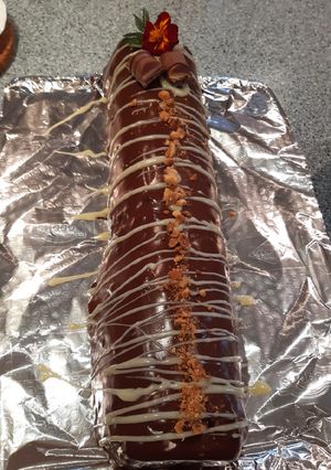 Una foto de Kinder Bueno gigante